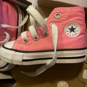 Pink Converse for baby